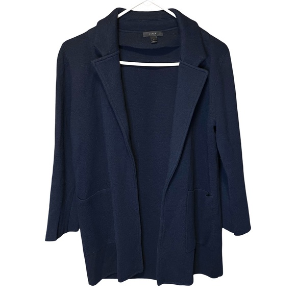 J. Crew Sweaters - J Crew Navy Sophie Open-Front Sweater Blazer - XS, Women’s